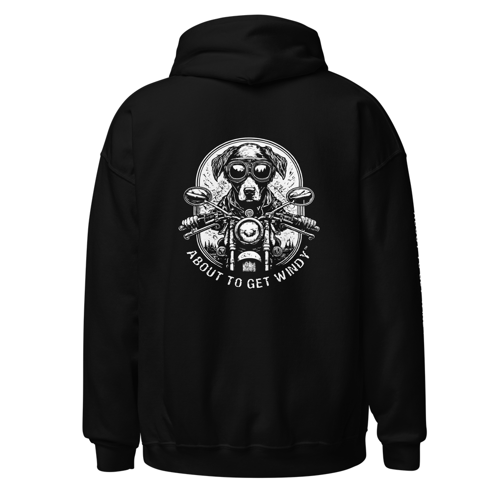 Bugs Biker Dog – Black Hoodie