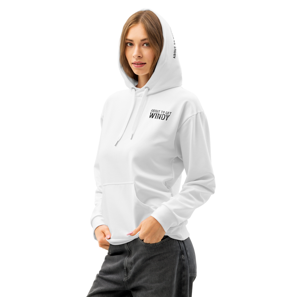 Rylie  Biker Dog – White Hoodie