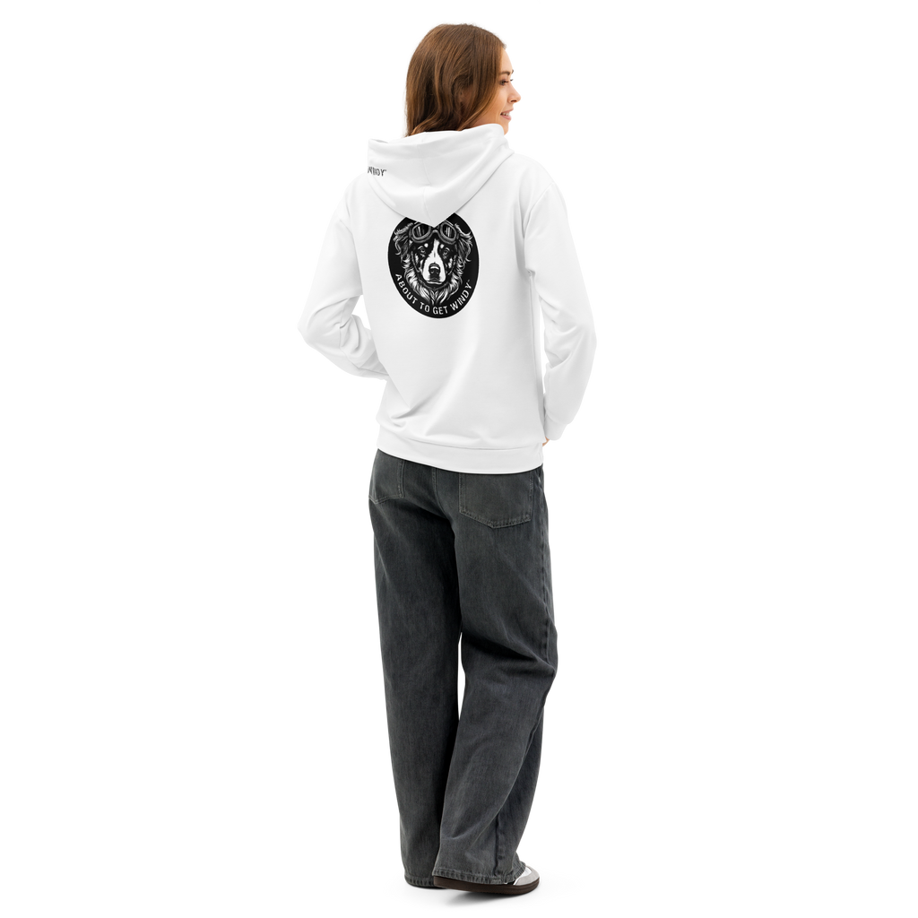 Rylie  Biker Dog – White Hoodie