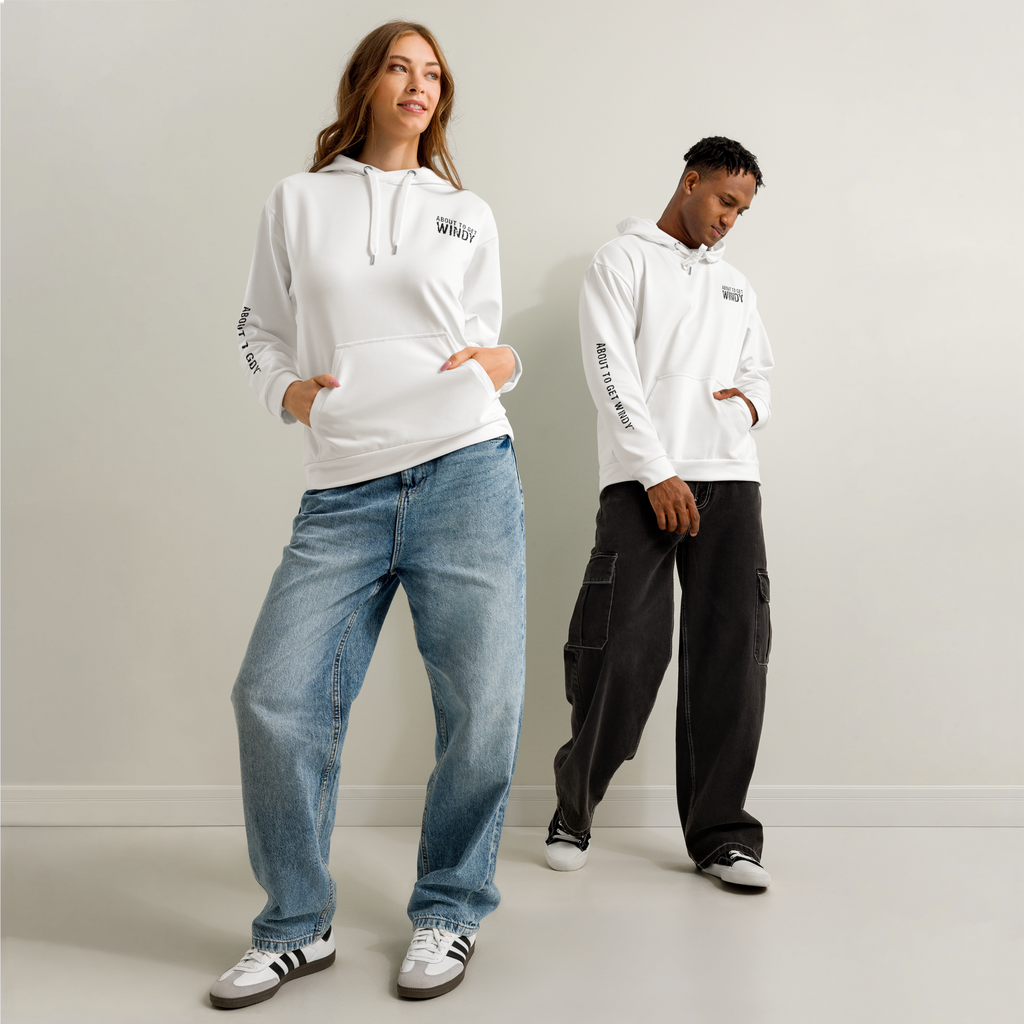 Rylie  Biker Dog – White Hoodie