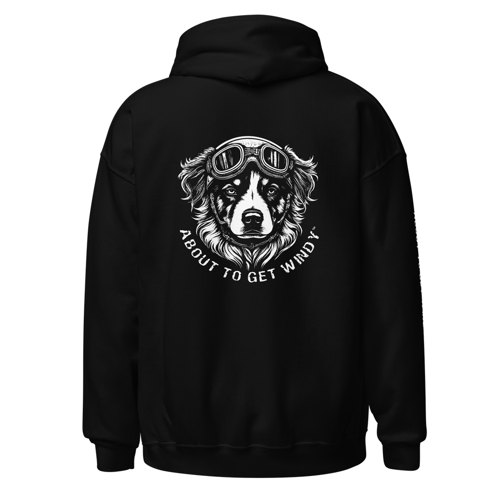 Rylie Biker Dog – Black Hoodie