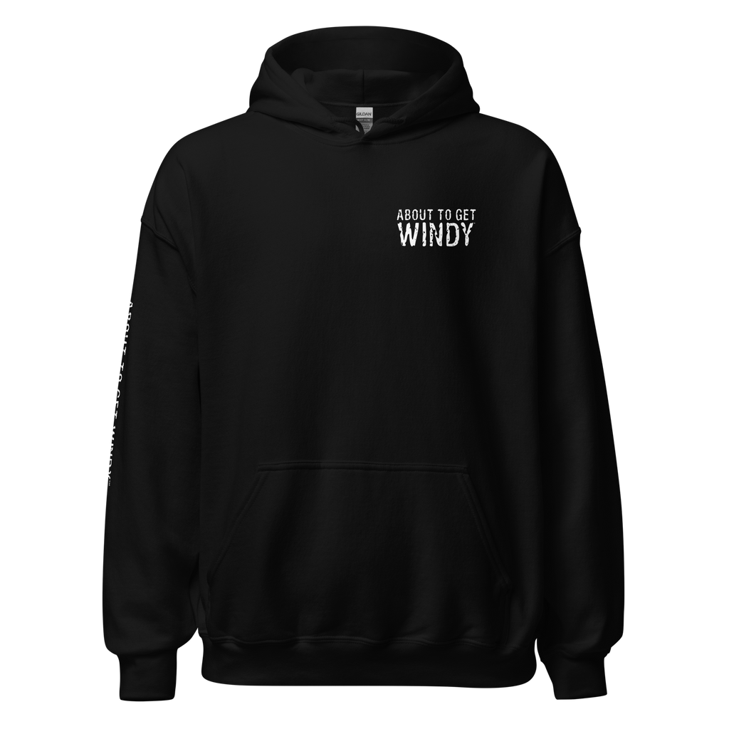 Sunny Biker Dog – Black Hoodie