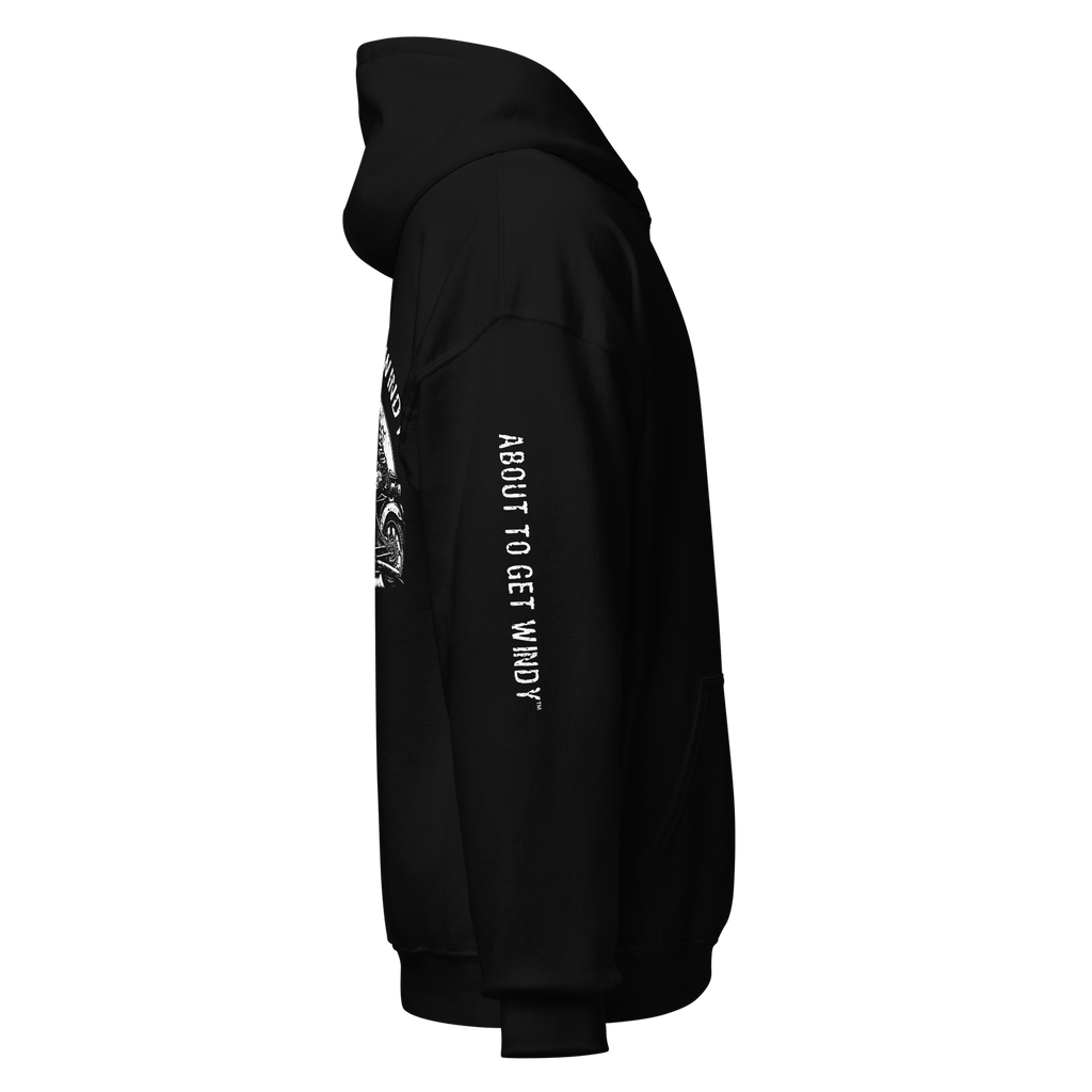 Sunny Biker Dog – Black Hoodie