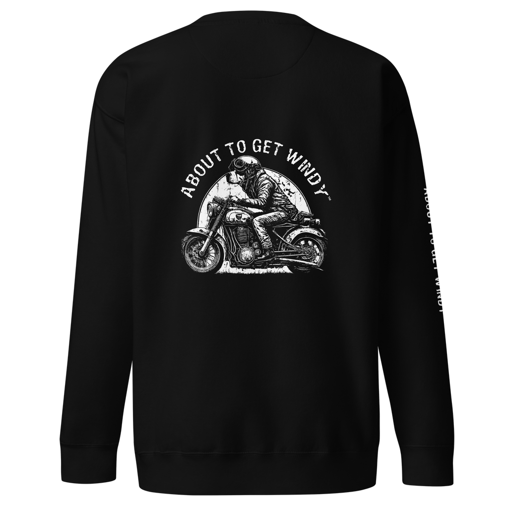 Sunny Biker Dog – Premium Sweatshirt