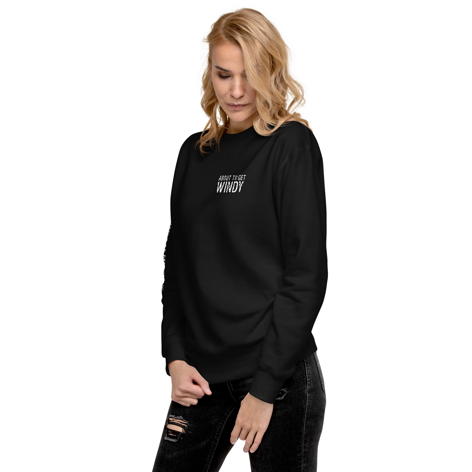 Sunny Biker Dog – Premium Sweatshirt