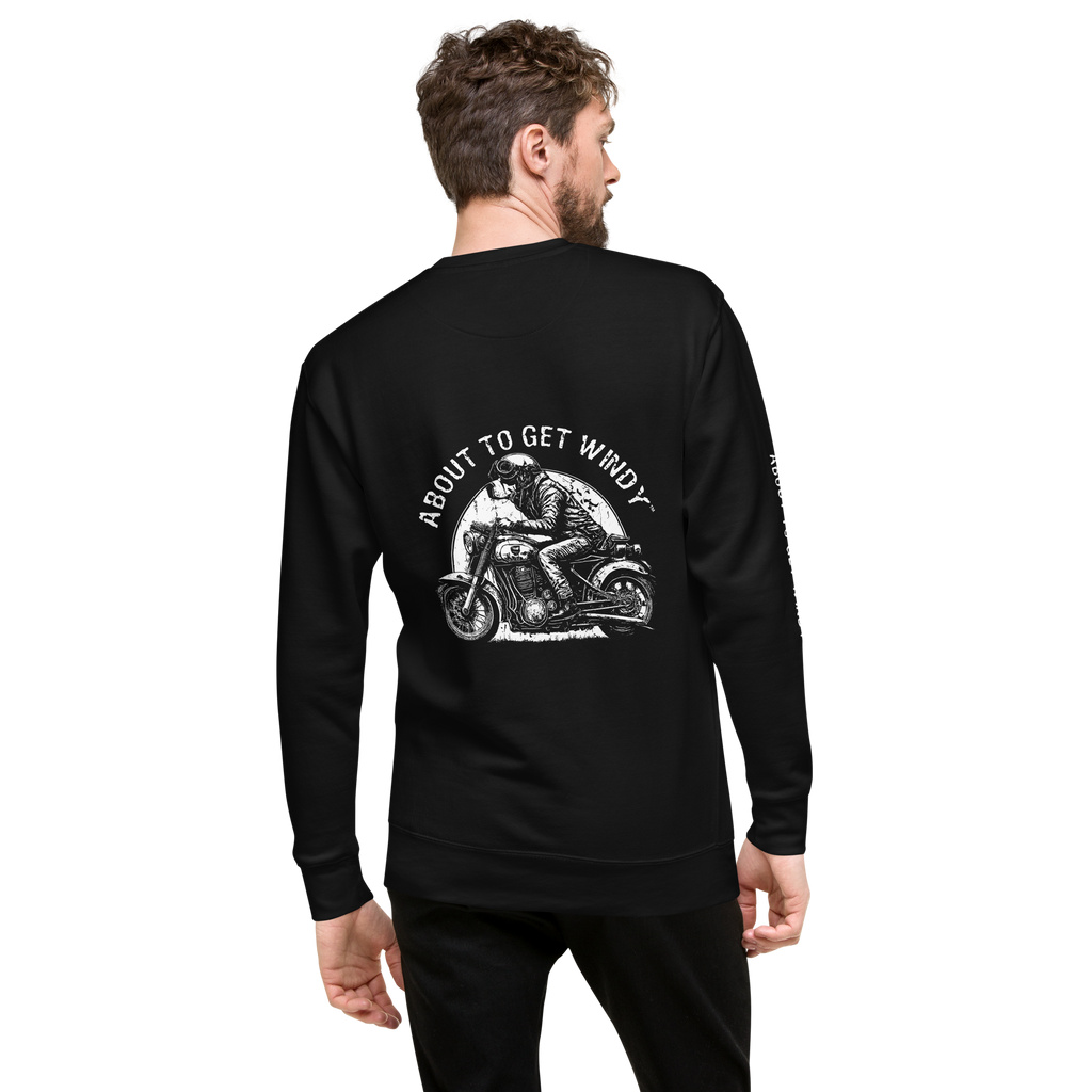 Sunny Biker Dog – Premium Sweatshirt