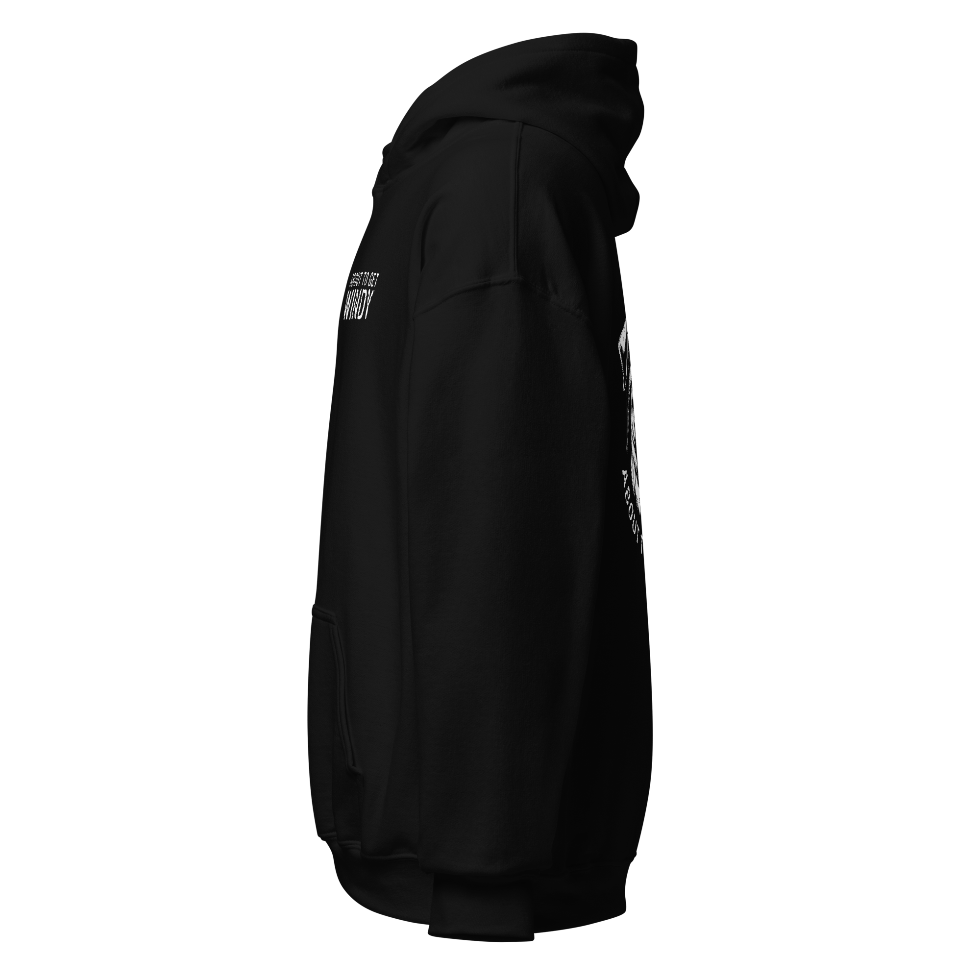Teddy Biker Dog – Black Hoodie