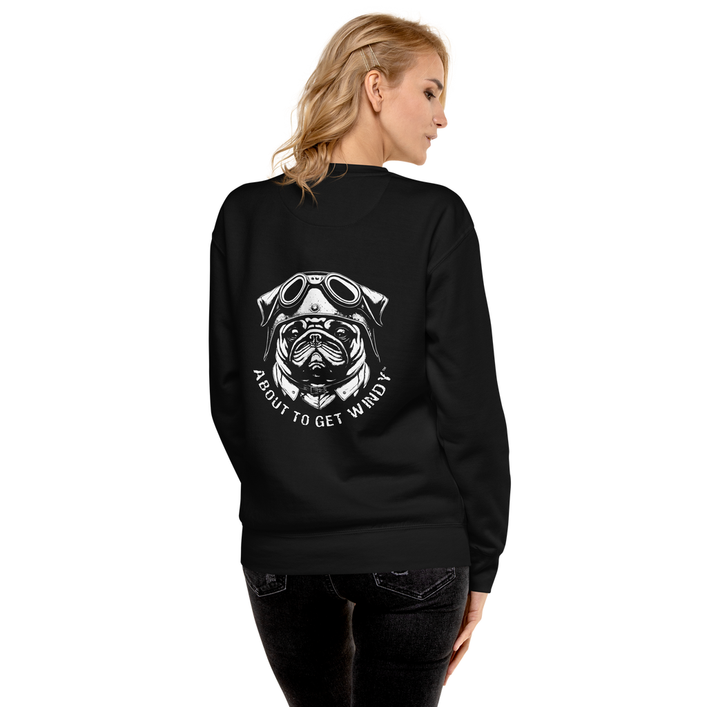 Teddy Biker Dog – Premium Sweatshirt