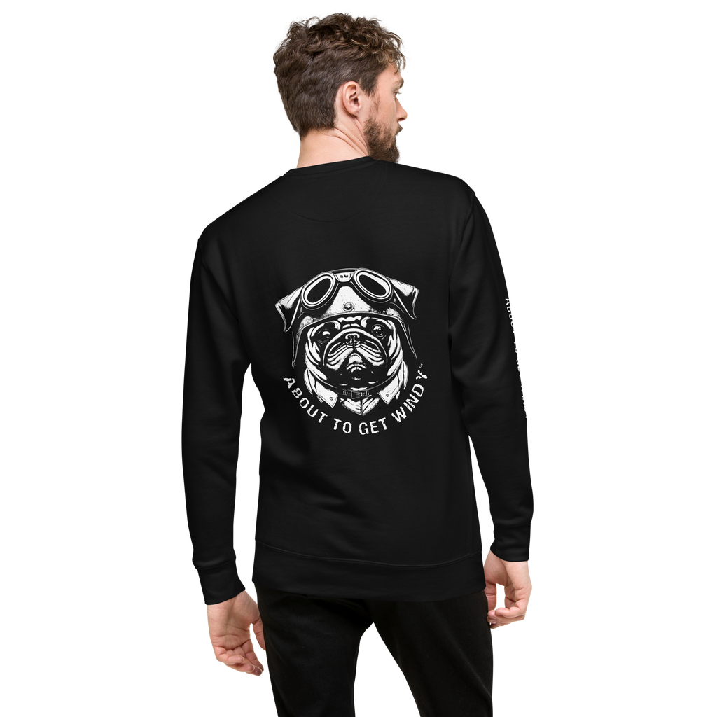 Teddy Biker Dog – Premium Sweatshirt