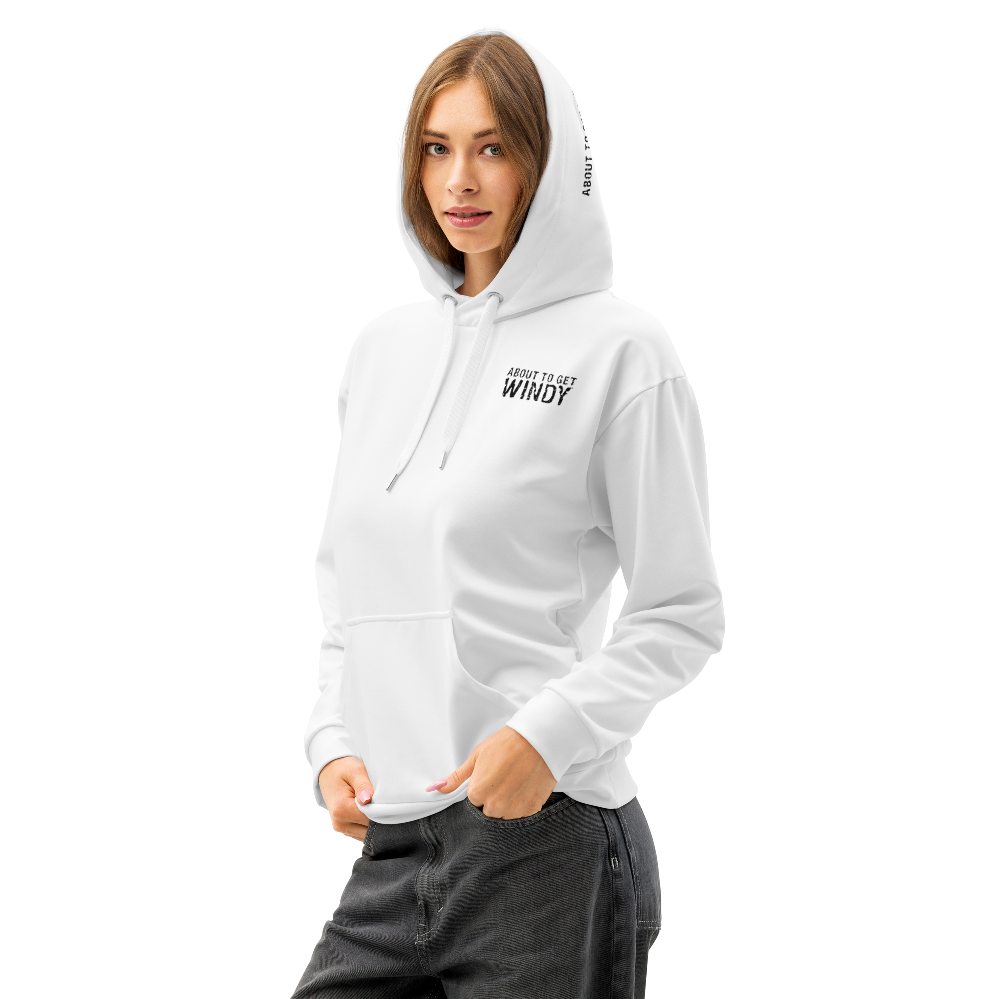 Jax White Hoodie